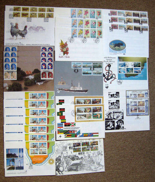 RSA - lot of 26 large FDC including duplicates (1988 - 1993)