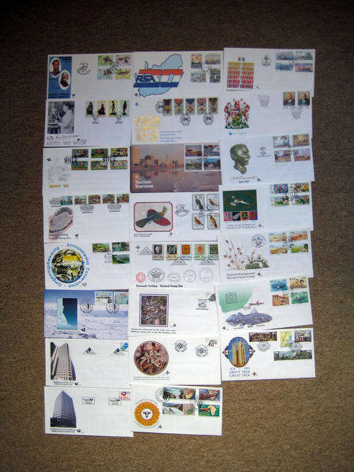 RSA - lot of 24 FDC - no duplicates (1988 - 1993)