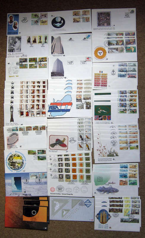 RSA - lot of 56 FDC including duplicates (1988 - 2003)