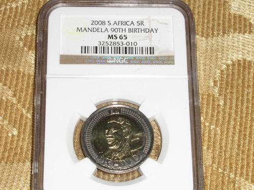 MS 65 MANDELA 90TH BIRTHDAY COIN@R1