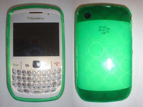 Blackberry Curve 8250 Silicone Phone Cover/Skin - Green