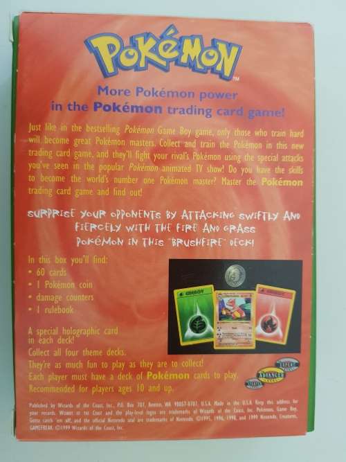 Pokemon TCG Brushfire Theme Deck (Base Set)