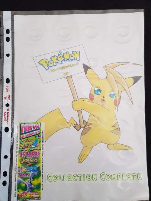 Pokemon Tazos Set 4 and 5 - Near Full Collection (55 + 42 Tazos) - VG/NM
