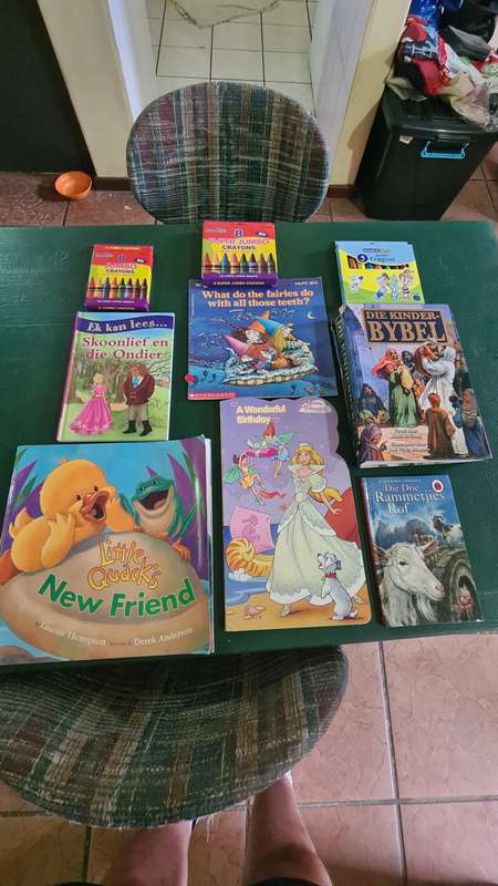 Books and Crayons
