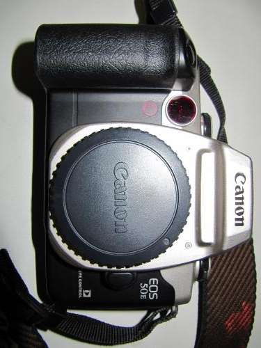 Canon EOS 50E film camera with lens 28-80mm
