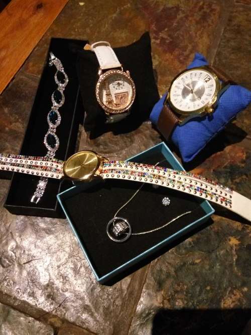 Ladies wrist wrap watch Rainbow white Faux suede Geneva Quartz watch.Big dial.