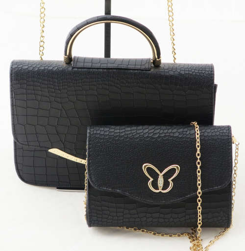 Elegant handbag and purse set