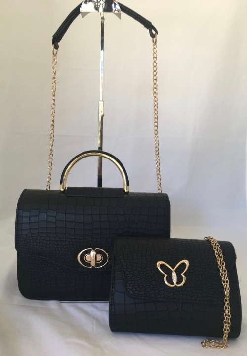 Elegant handbag and purse set