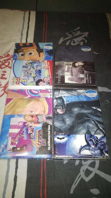 4 x Single Children Duvet Set