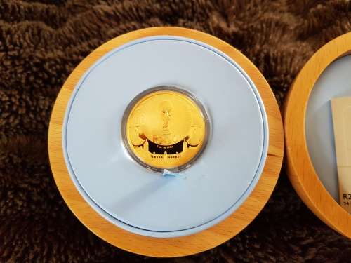 2010 Soccer World Cup 1 Oz gold coin