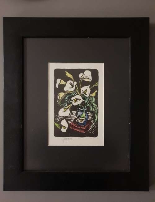 GREGOIRE BOONZAIER HANDCOLOURED LITHOGRAPH- PENCIL SIGNED