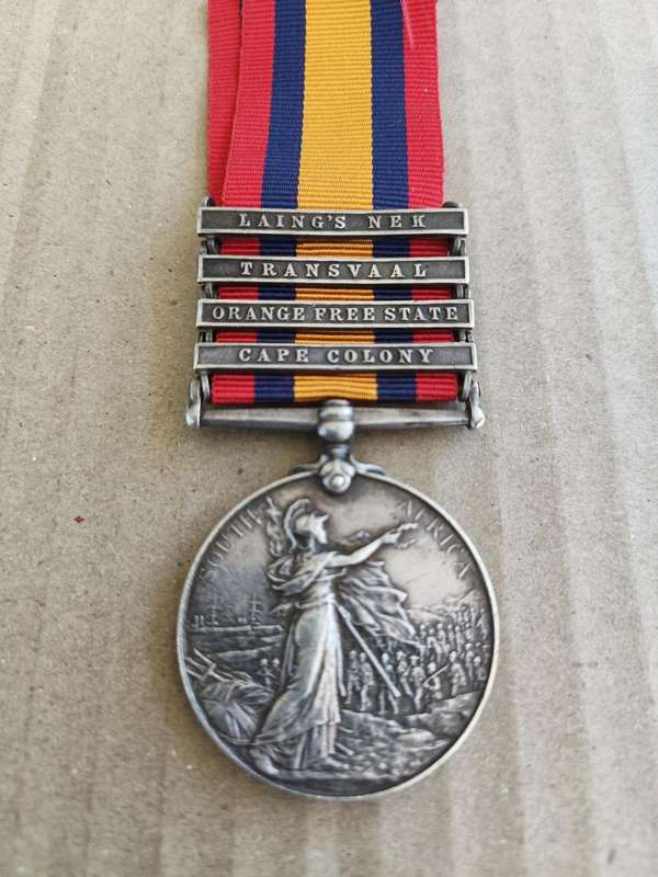 QUEENS SOUTH AFRICA MEDAL - BETHUNES MOUNTED INFANTRY