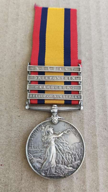 QUEENS SOUTH AFRICA MEDAL - RELIEF OF KIMBERLEY