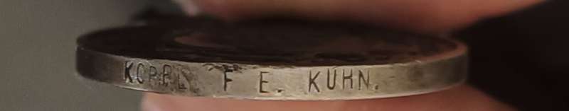 BOER WAR ABO MEDAL TO KORPL FROM CAROLINA COMMANDO