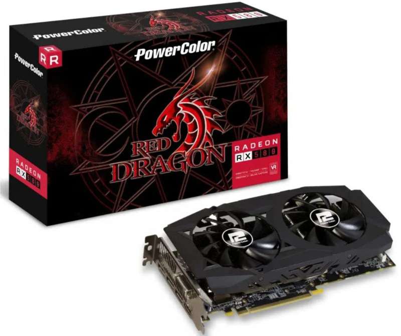 PowerColor RX580 4GB Red Dragon ** GAMING GRAPHICS CARD ** GOOD CONDITION