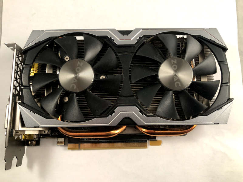 ZOTAC GTX 1060 6GB AMP Edition ** GAMING GRAPHICS CARD ** NEVER MINED ** GOOD CONDITION **
