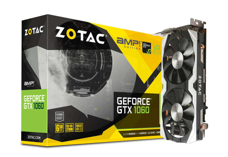 ZOTAC GTX1060 6GB AMP Edition ** GAMING GRAPHICS CARD ** GOOD CONDITION