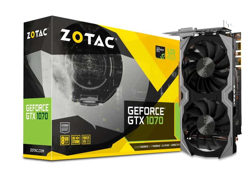 ZOTAC GTX 1070 8GB ** Gaming Graphics Card ** Good Condition ** Never Mined