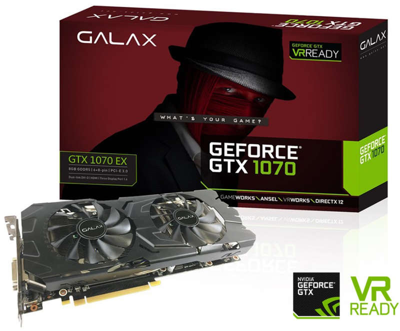 GALAX GTX 1070 8GB OC ** Gaming Graphics Card ** Excellent Condition ** Never Mined