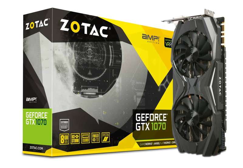 Zotac GTX 1070 8GB AMP Edition ** Gaming Graphics Card ** Excellent Condition ** Never Mined