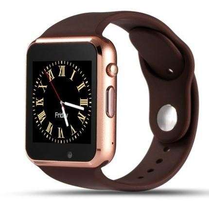 A1 Smart Watch Brown and Gold Local Stock
