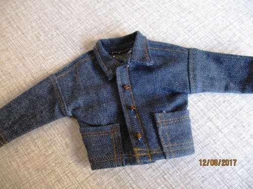 Ken - Barbie - denim jeans and jacket with sleeveless T-shirt.