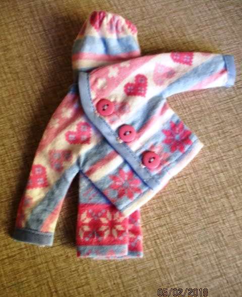Barbie winter pyjamas - blue binding