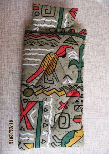 Ken sleeping bag - khaki print
