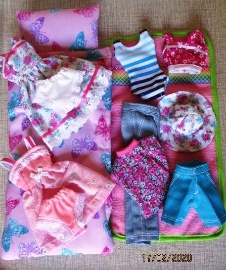 Barbie doll's SUMMER HOLIDAY set no. 7