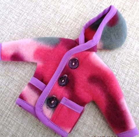 Barbie doll`s winter set - purple