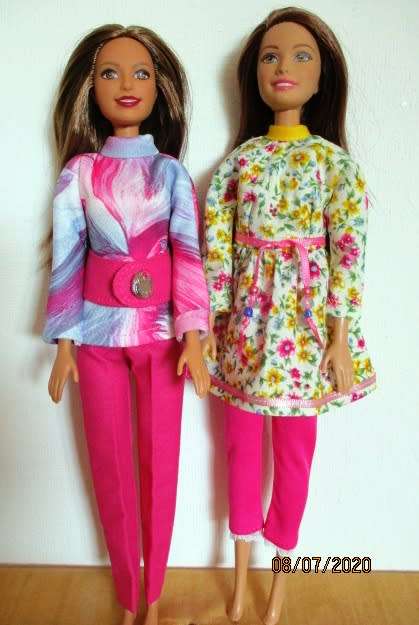 Barbie winter warmers set - six pieces plus belt