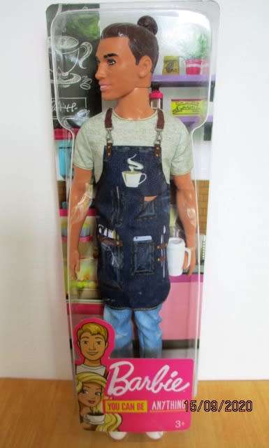 Ken doll NEW in box - You can be anything - BARISTA