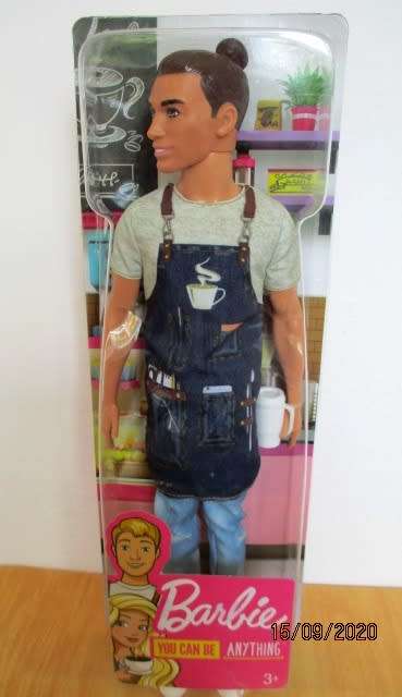 Ken doll NEW in box - You can be anything - BARISTA