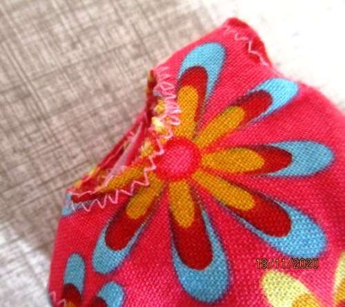 Barbie doll`s dropped waist dress (SECONDS) pink daisy