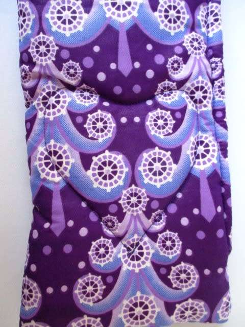 Barbie doll`s sleeping bag - purple snow trees REDUCED