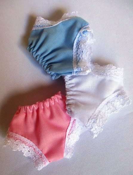Barbie doll`s three pack of panties