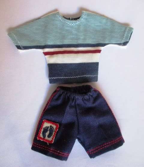 Ken doll`s shorts and t-shirt - navy