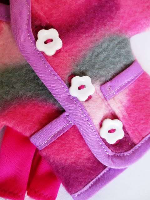 Barbie doll`s hoodie and leggings - hot pink/camo