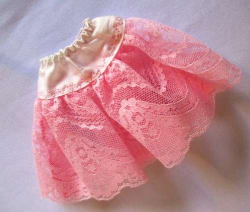 Barbie doll`s party dress with petticoat and leggings