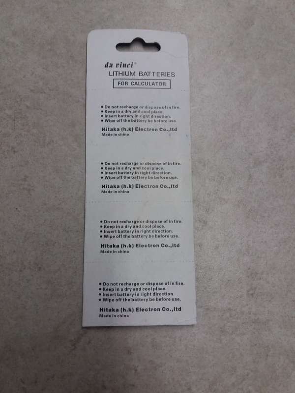 DaVinci CR2032 CMOS Batteries