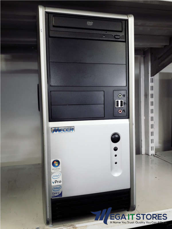 Mixed Mecer Core 2 Duo Desktop Computers