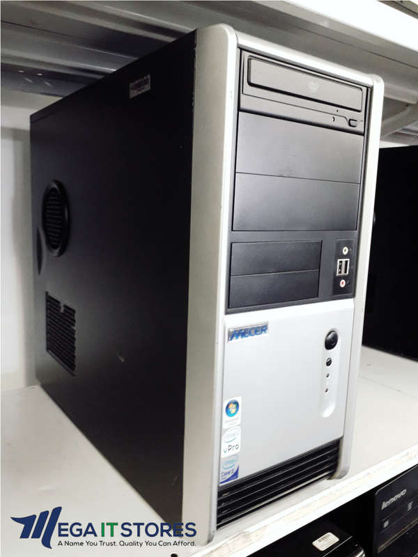 Mixed Mecer Core 2 Duo Desktop Computers