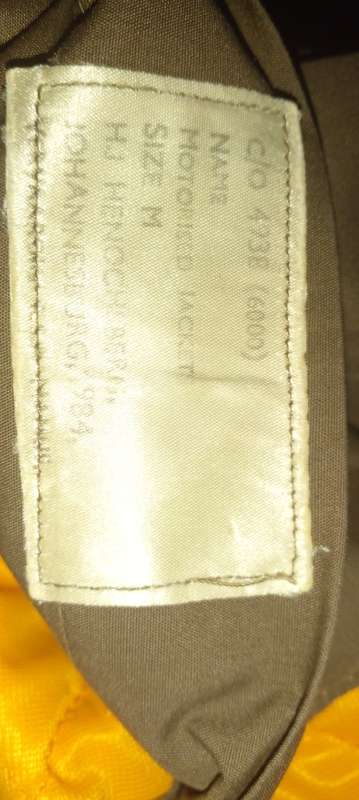 South African Police Jacket - Motorised Jacket - Pretoria Traffic Department