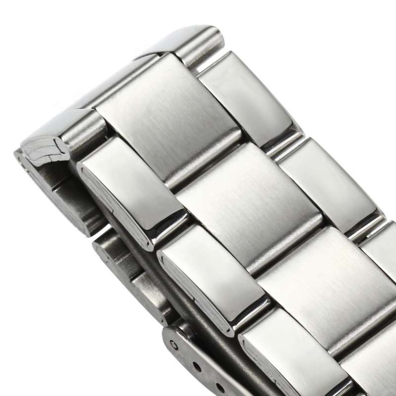 SKONE 7063 Men Luminous Steel Strap Quartz Watch with Decorating Small Three Stitches