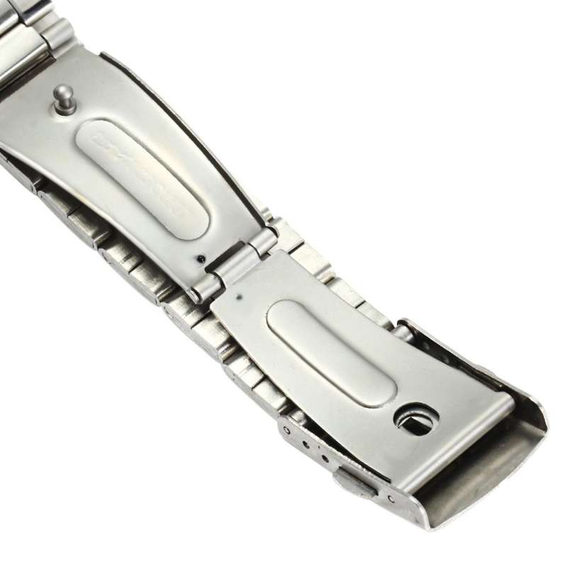 SKONE 7063 Men Luminous Steel Strap Quartz Watch with Decorating Small Three Stitches