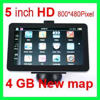 5" Car GPS Navigation Windows CE6 with FREE 4GB Memory SA Map Preloaded MP3 MP4 GPS Receiver