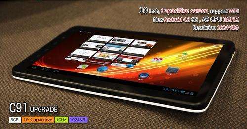 10.2" Zenithink ZT280 C91 Android 4.0 Tablet PC Capacitive 1GB RAM Cortex A9 8GB