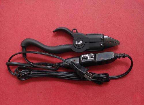 New Adjustable Black Pro Hair Extension Fusion Iron