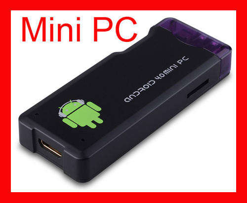 Android 4.0 Mini PC IP TV Google TV Box A10 1.5Ghz WiFi HDMI MK802 1GB DDR3 Black