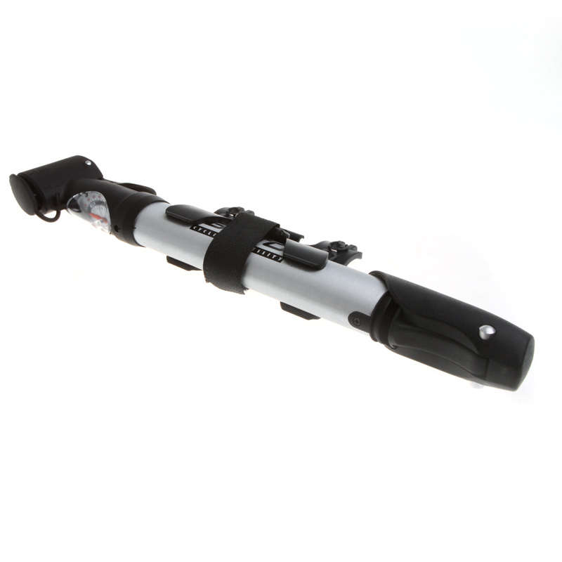 New Mini Size Cycling Bicycle Pump Gauge Bike Air Stick Presta Schrader Aluminum